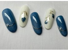 スピードネイル アンド アイ 宮交シティ店/#154【チューリップ×ミラー】