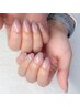 【Hand】ワンカラーorグラデーション+1本アート