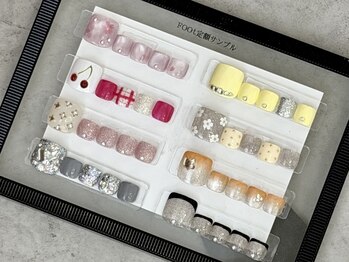 春フットネイル定額サンプル★