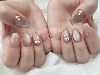 リノネイル(Lino Nail)の写真/【梅田/中津】初めての方におすすめ！大人可愛いデザインと丁寧な施術と接客で気遣いなく楽しめるサロン◎