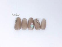 ネイルサロンリシェ 烏丸御池(Recher)/シアカラーのデザイン