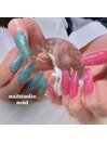 アシメ/フラッシュネイル
