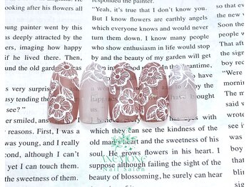 アネモネ(ANEMONE)/刺繍フラワーネイル☆