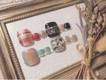 ソネル(Sonelu)の写真/【アート付コース￥5830～◆】丁寧なケアでモチ良いと大好評♪フット＆ハンド同時施術もOK◎