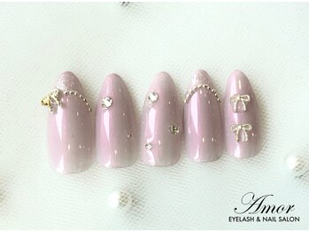 まつげエクステアンドネイルサロン アモル 恵比寿店(Amor)/定額ワンホン韓国ネイル　8900円