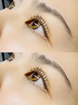 サロンドプラス(Salon de Plus)の写真/次世代まつ毛パーマで自まつ毛を根本から立ち上げ、自然でぱっちりな目元に◇"似合う"デザインをご提案♪