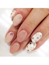 アイラッシュアンドネイル専門店 クラル(CURAR)/ジュエリーネイル￥9980