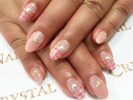 ツイードフレンチネイル