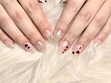 ハートネイル(Heart nail)/バレンタインネイル