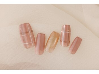 エムスラッシュネイル 本牧店(M SLASH)/チェックネイル