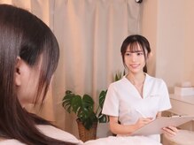 丁寧なカウンセリング。悩みをお伺いいたします♪