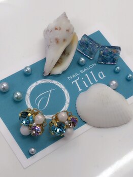 ネイル サロンティーラ(Tilla)/スワロフスキーアクセサリー
