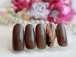 カフェラテネイル