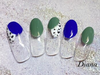 ディアナ ひたちなか高場店(DIANA)/定額ネイル 6600円 B‐002