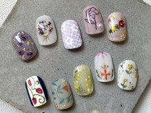 カラ ネイル 中津店(calla nail)/春先取りデザイン♪