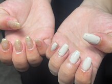 ブランシュネイル(BlancheNail)/左右違うじゃん！オシャレすぎぃ