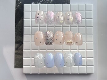 アイネイルズ 恵比寿店(I nails)の写真/悩んだらこれ！毎月新作が出る季節のこだわりデザイン♪マンスリーCollection8500円[恵比寿/パラジェル]
