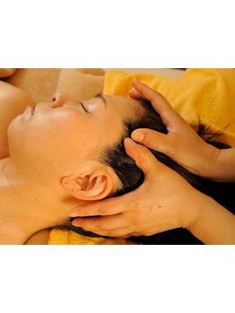 ヘッドスパで癒されたい