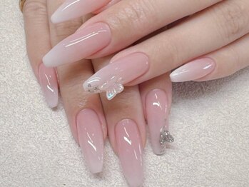 クレアラルーチェ 五日市駅前店(Crea la Luce)の写真/ロング派☆お爪のコンプレックス解消♪フォルムにもこだわり時短チップやアクリルでの長さだしも可能♪