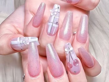 シーアンドビーネイル(C&B Nail)/持ち込みデザイン4本