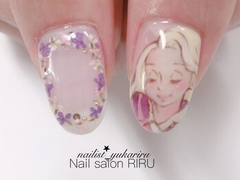 リル(RIRU)/キャラクターネイル/痛ネイル