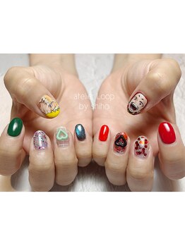 アトリエループ(atelier Loop by shiho)/キャラネイル