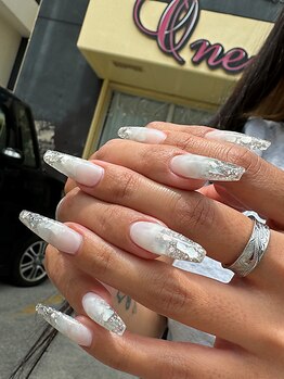 ワンフォアスマイル 北谷店(One for smile)の写真/【技術力に自信有あり】長さだけでなくコンプレックスにも◎繊細な施術でトップレベルの仕上がり＆モチも◎