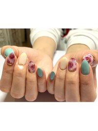 ニュアンスフラワーアート♪