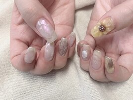 ひまわりネイル