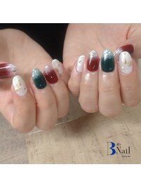 クリスマスネイル