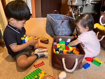 子育てママの整体サロン/施術中のお子様の様子
