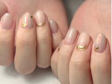 ブリスフルハピネス(Blissful happiness)/シンプルオーロラネイル