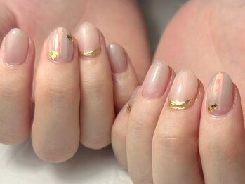 ブリスフルハピネス(Blissful happiness)/シンプルオーロラネイル