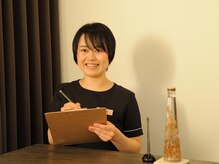 カウンセリングの様子/お客様の悩みを伺います。