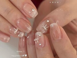 マグネット、リボンネイル