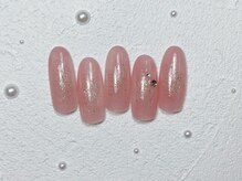 プティ アイビューティ 北浜店(peTiT eyebeauty)/オフィスネイル　シンプル