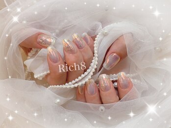 キラキラオーロラパウダー×ラメ