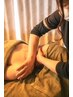 【人気No.1】ガチガチ首肩骨集中＋全身デトックスリンパで軽BODY《９０分》