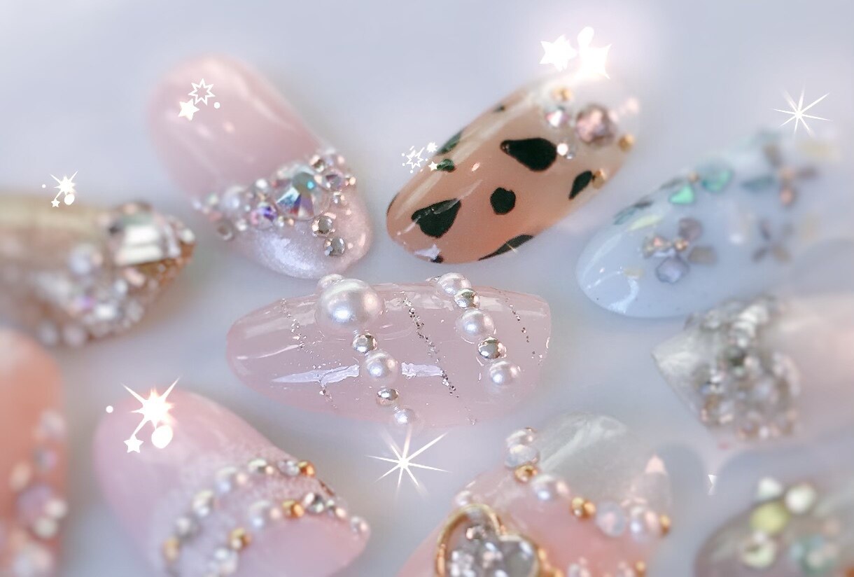 [全員]シンプルで自由なデザイン☆持ち込みネイルプラン (HAND)