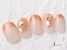 アイネイルズ 横浜WEST店(I-nails)/タイダイフレンチネイル　8480円