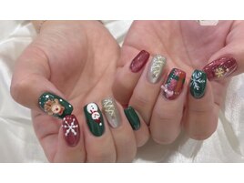 クリスマスネイル