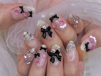 キレイエ ネイルズ(KIREIE NAILS)/さくらんぼ ぷっくり ガーリー