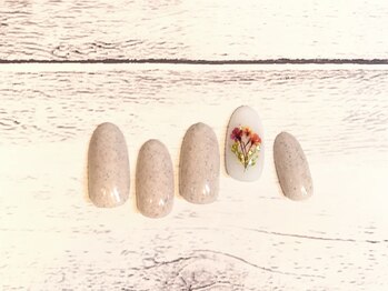 ネージュ バイ リアンジュ 辻堂(Neige by Reange)/ニュアンスブーケ風押し花アート