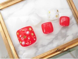 (1151)ホロ散らしＦｏｏｔネイル