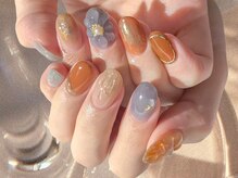 ネイル アヴァンス あべのルシアス店(Nail AVANCE.)/ぷっくりフラワー　shihomi 