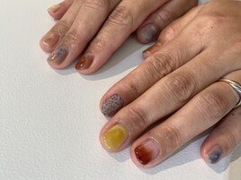 ちぐはぐネイル