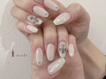 アイネイルズ 四条河原町店(I-nails)/クロム風ネイル￥6500~11500