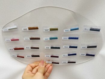 アイラッシュ アンド ネイルスタジオ ゼン(Zen)/カラーチャート☆