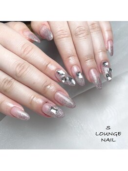エスラウンジネイル(S LOUNGE NAIL)/キラキラデカパーツ♪