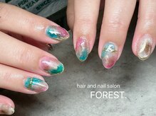 フォレスト(FOREST Hair&Nail)/梅雨ネイル